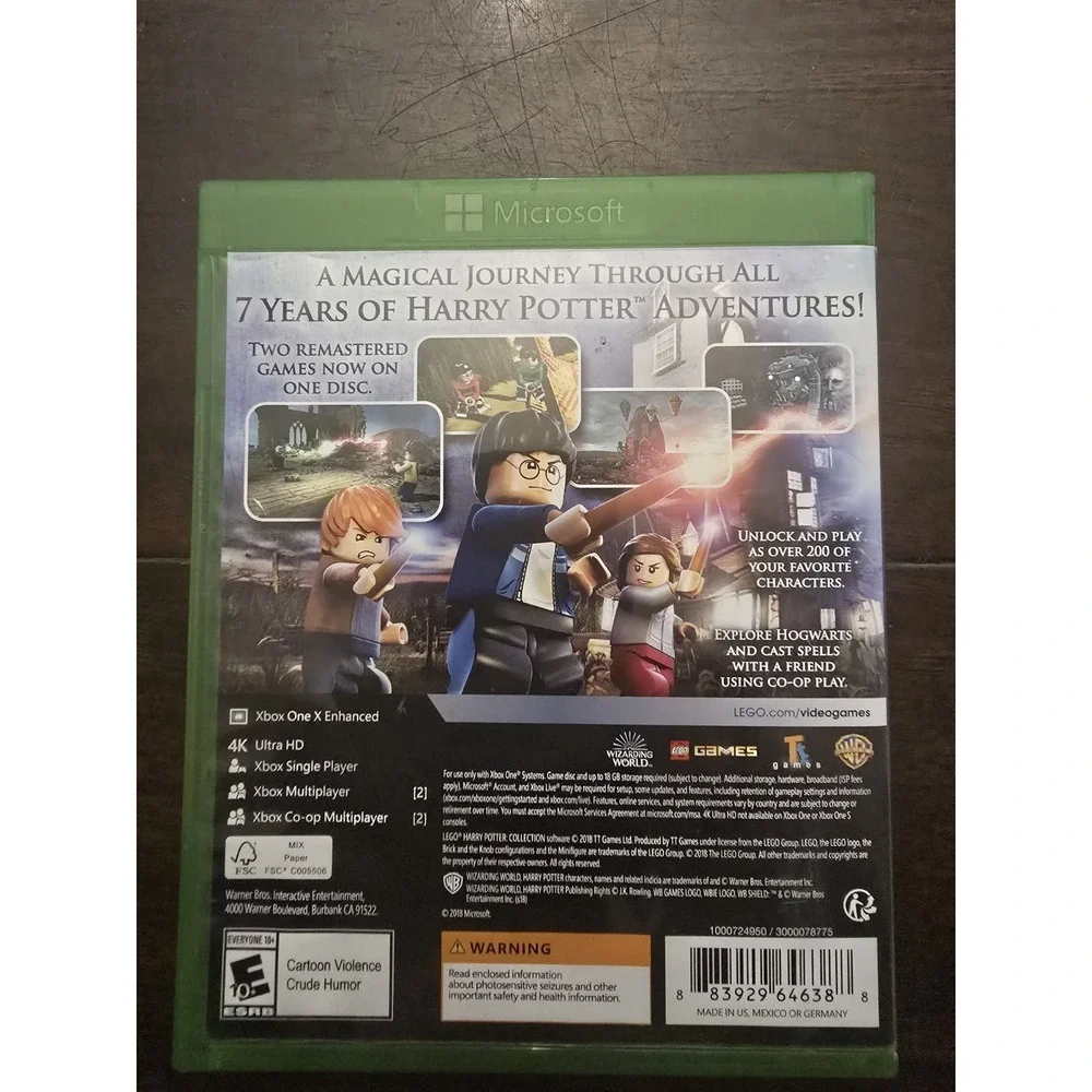 XBOX ONE‎ LEGO HARRY POTTER COLLECTION GAME YEARS 1-7 - Picture 4 of 4